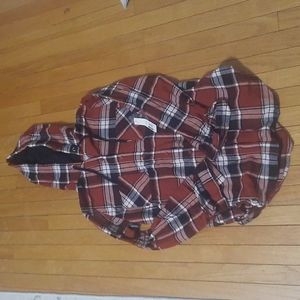 NWT flannel button up